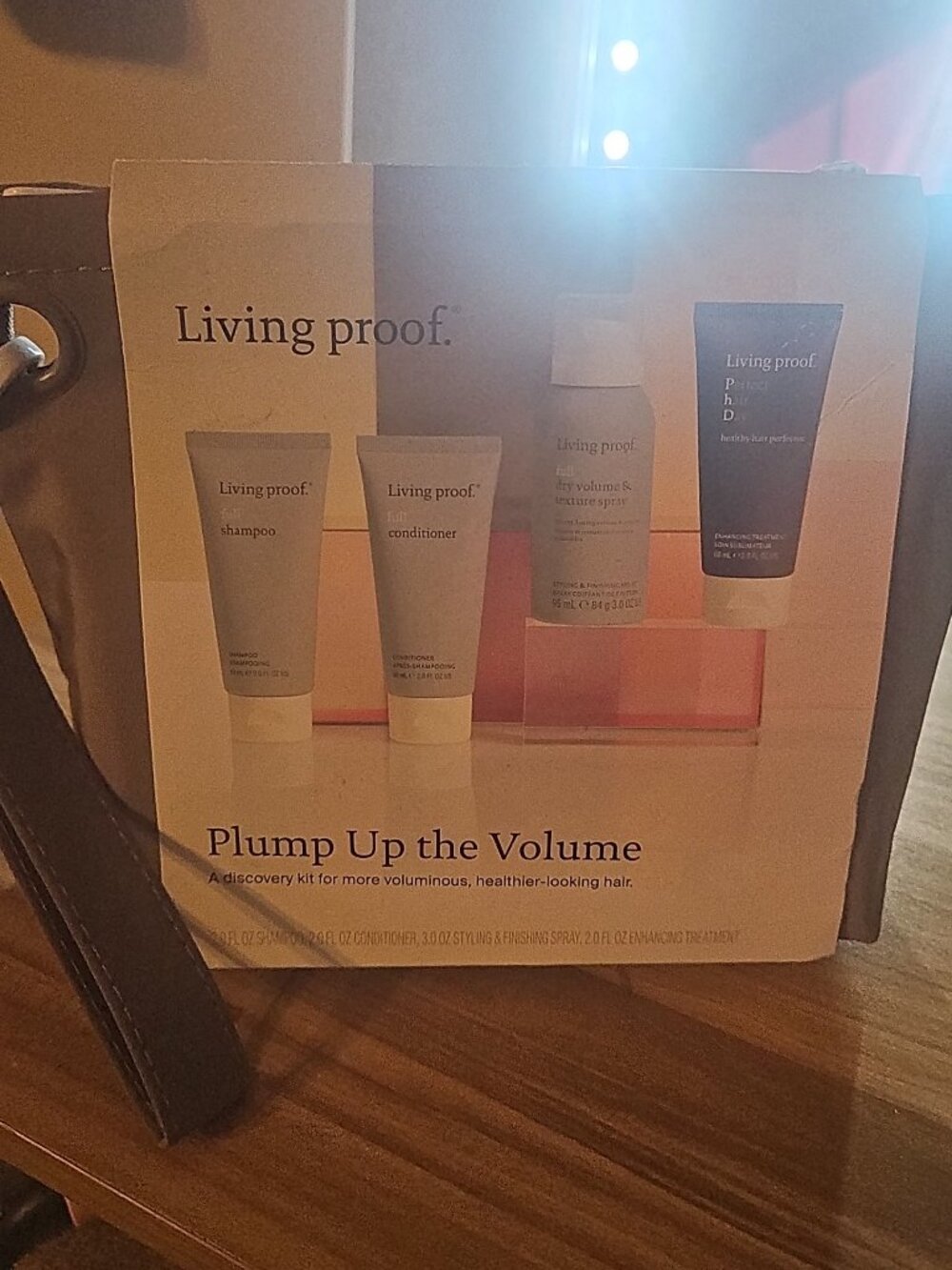 Living Proof Set and travel size bag